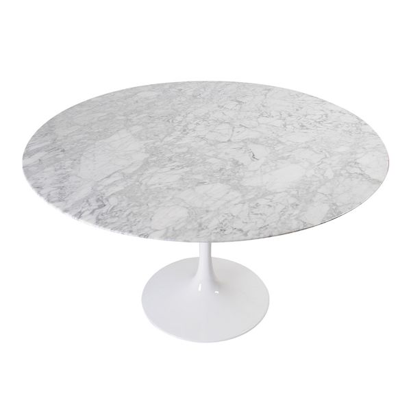 Стол eero saarinen style tulip table белый d120